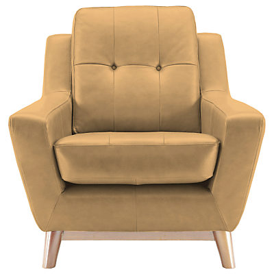 G Plan Vintage The Fifty Three Leather Armchair Capri Sand
